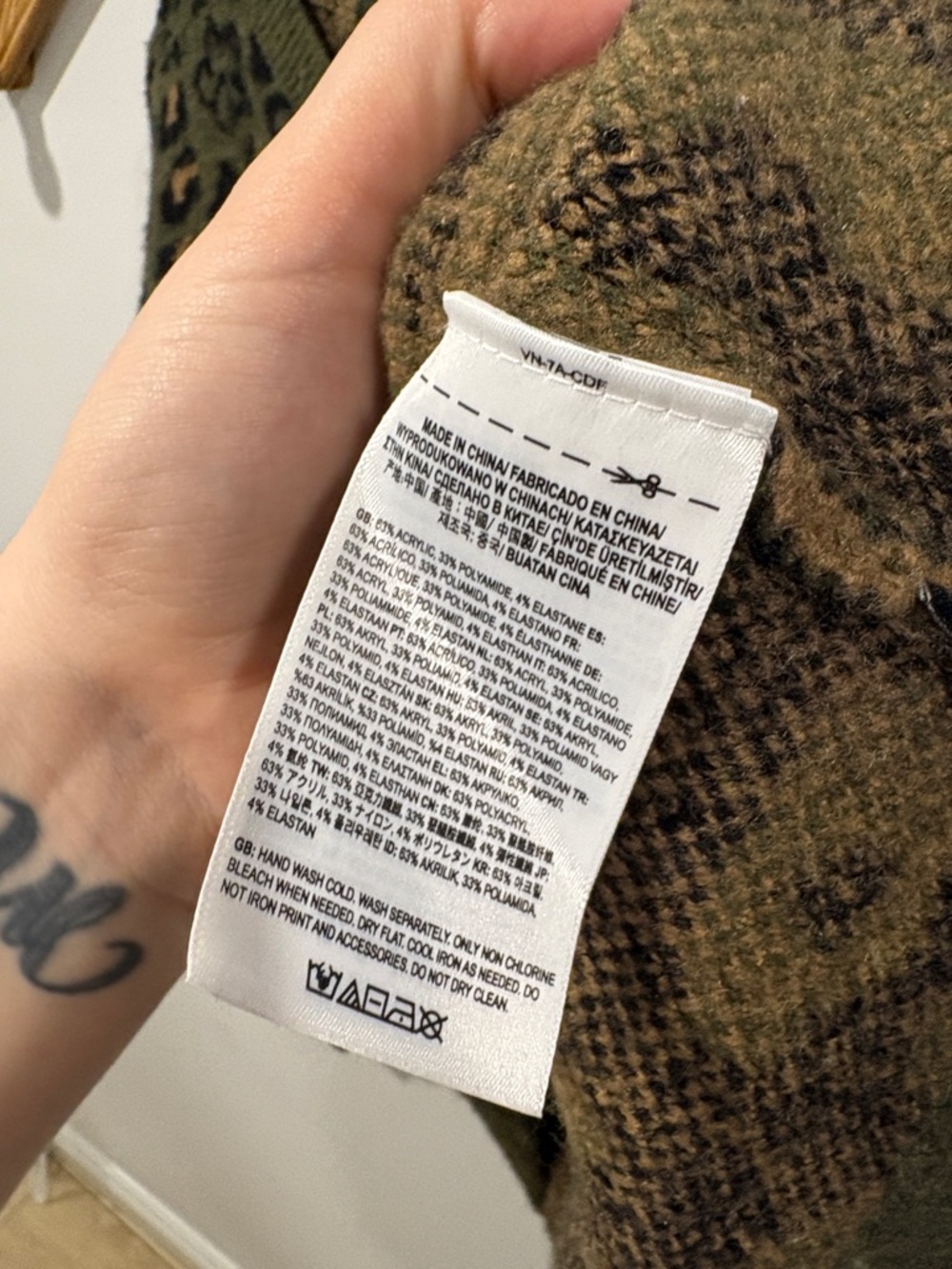 VANS MIX MATCH TELAX CARDIGAN - Picture 6 of 6